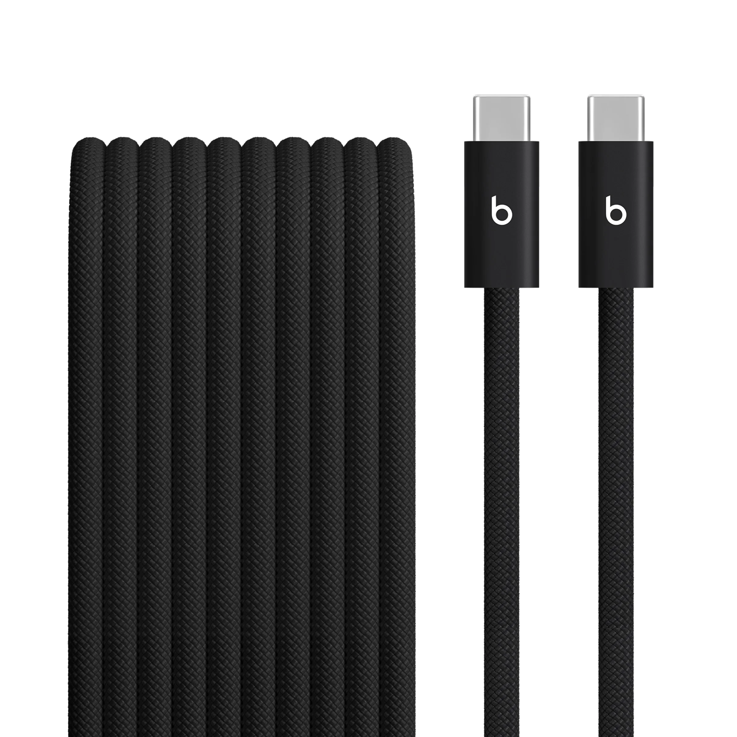 Beats 240W USB-C to USB-C Braided Cable (3 m / 10 ft)  - Bolt Black