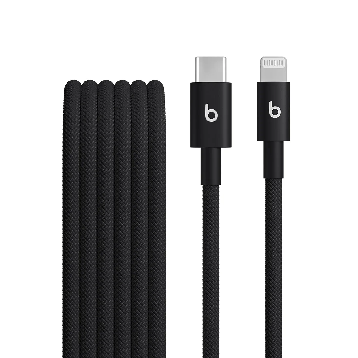 Alternative view of Beats USB-C to Lightning Woven Cable (1.5 m / 5 ft)  - Bolt Black